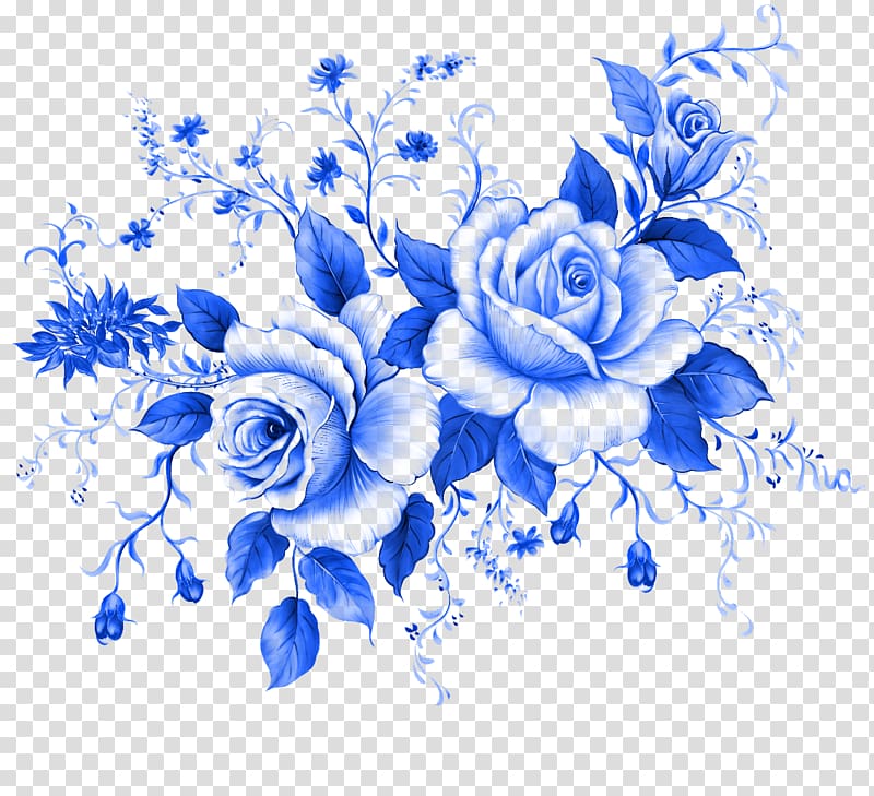 Png سكرابز ورد ازرق سكرابز ورد ازرق Png Frame flower flowers blue