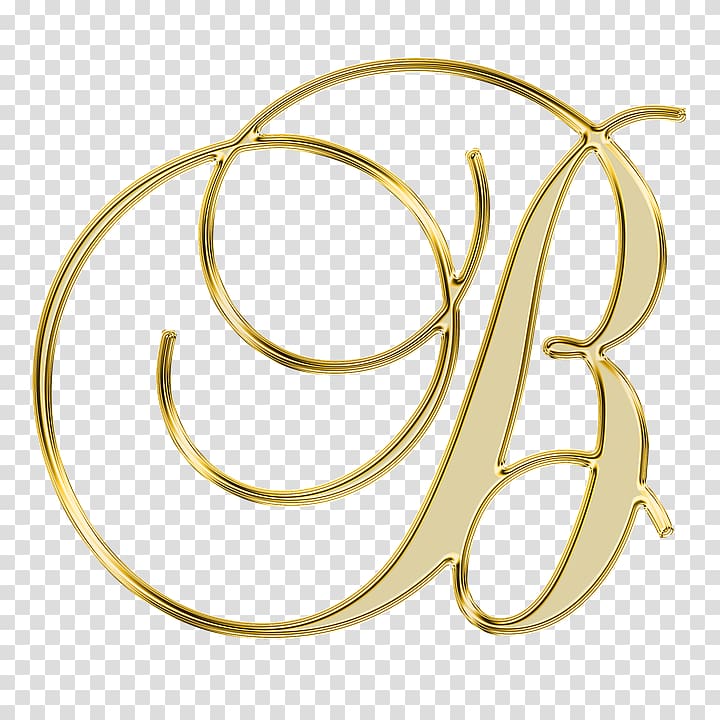 لون الذهب حرف B التوضيح ، القماش والمناديل حرف الأبجدية ، بالاحرف