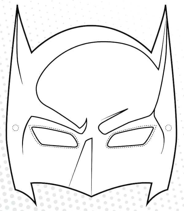 قناع باتمان كتاب تلوين رسم خارقة رمز باتمان للطباعة Png