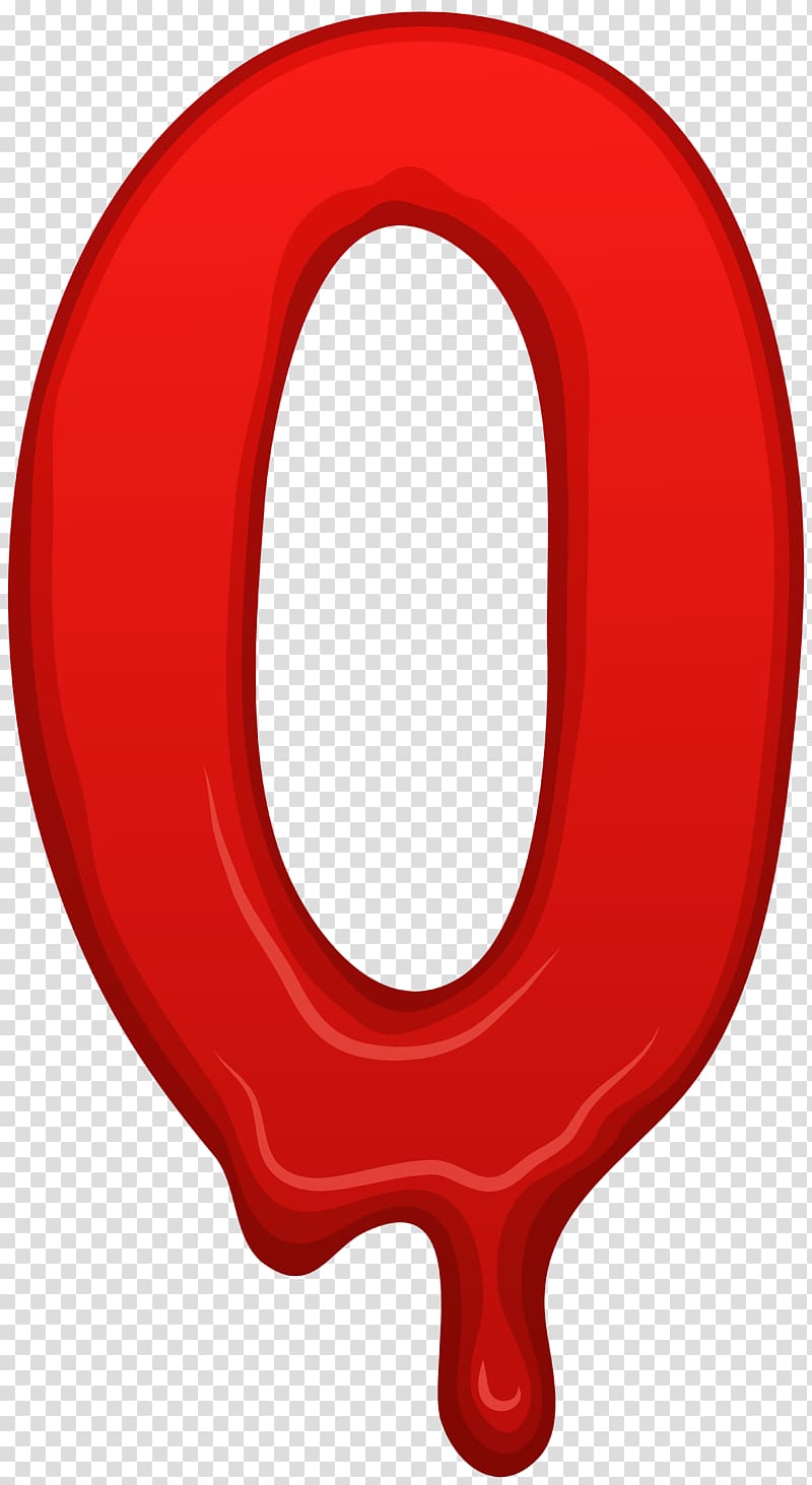 أحمر 0 الشعار ، رقم ، رقم دموي صفر PNG