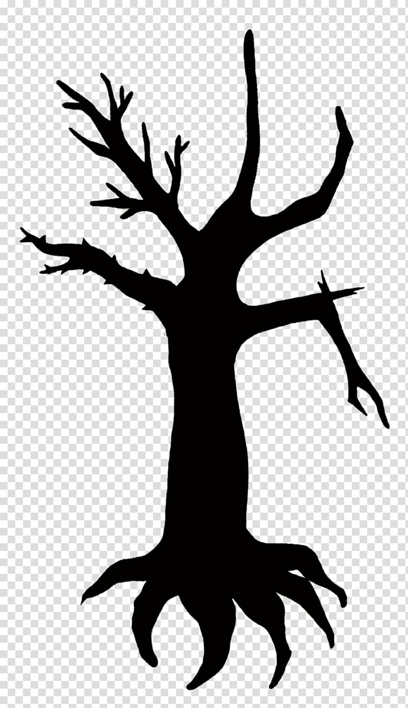 صورة ظلية شجرة الجذر والصورة الظلية Png
