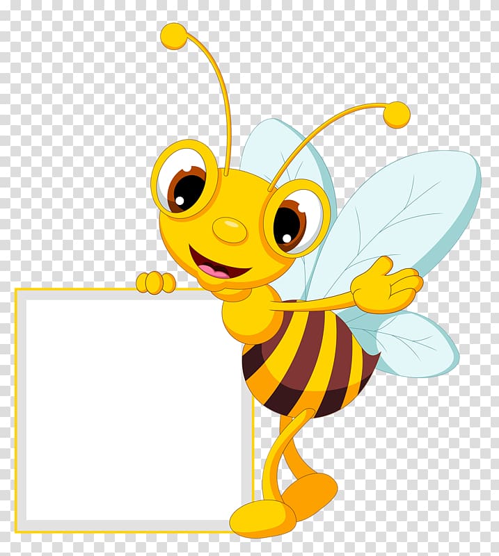 نحلة كرتون نحلة PNG