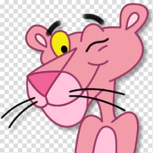 رسومات النمر الوردي Pink Panthers رسوم متحركة ، ملصقات النمر الوردي PNG